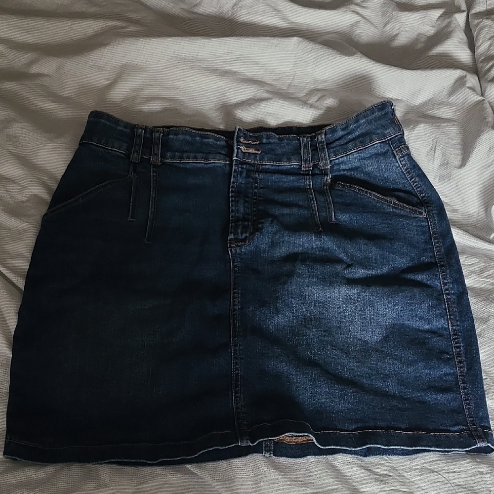 Denim Mini Skirt